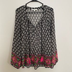 Daniel Rainn Sheer Blouse